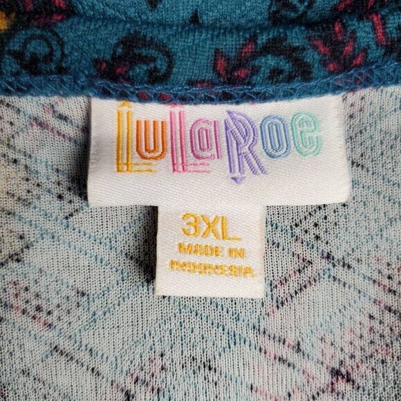 LulaRoe Size 3XL Pattern SS Dress - Picture 4 of 6